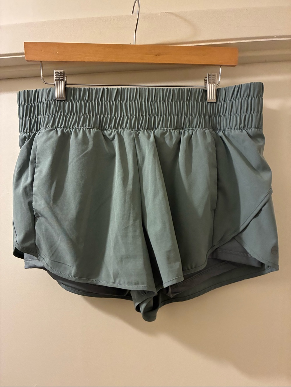 Avia Sage Green Women's Athletic Running Shorts